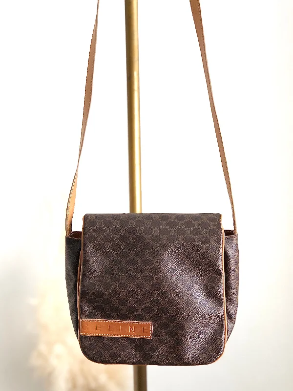Elegant Fashion Offers CELINE Macadam Logo Flap Shoulder bag Brown Vintage y7pwvg Stylish Bags, Unbeatable Prices Elegant Fashion Offers CELINE Macadam Logo Flap Shoulder bag Brown Vintage y7pwvg Stylish Bags, Unbeatable Prices