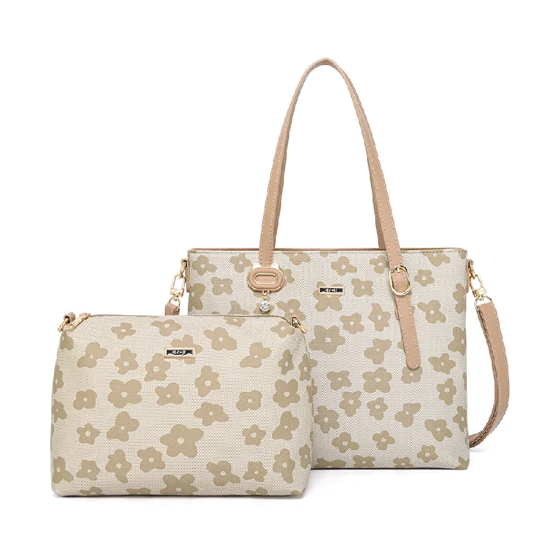 Everyday Bags For Work, School, Or Errands En-ji Yojum Totebag - Khaki Shoulder Bags, Best Deals Today