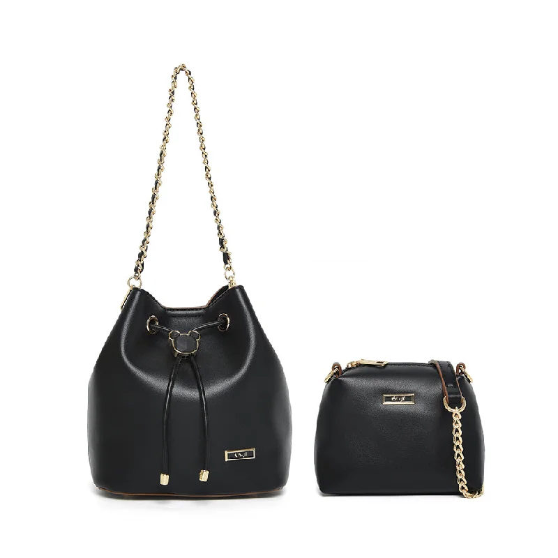 Street Chic Discounts En-ji Hyowon Shoulderbag - Black Designer-Inspired Bags, Best Prices