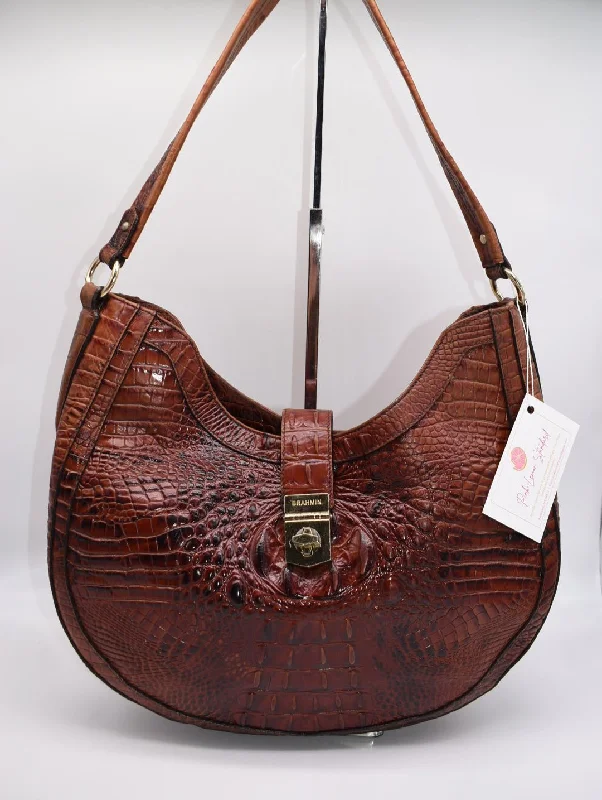 Chic Styles Brahmin Bethany Hobo Shoulder Bag in "Pecan Melbourne" Luxury Totes, Affordable Prices Chic Styles Brahmin Bethany Hobo Shoulder Bag in "Pecan Melbourne" Luxury Totes, Affordable Prices