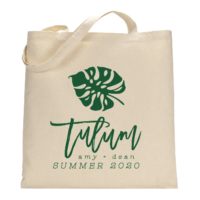 Season Sale Palm Leaf Wedding Welcome Tote Bag Classic Totes, Exclusive Deals