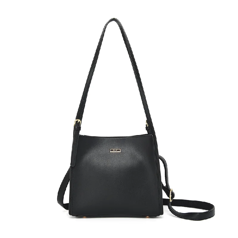 Designer Bags For Luxury Collectors With Offers En-ji Galsa Shoulderbag - Black Chic Bags, Shop Now & Save