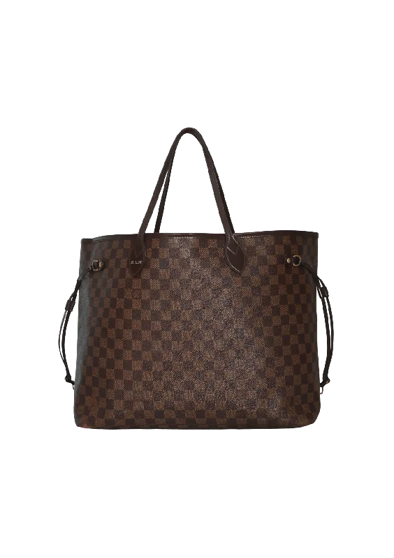 Bags For Free-Spirited And Artistic Styles DAMIER ÉBÈNE NEVERFULL GM Luxury Handbags At Budget-Friendly Rates Bags For Free-Spirited And Artistic Styles DAMIER ÉBÈNE NEVERFULL GM Luxury Handbags At Budget-Friendly Rates