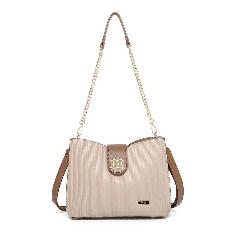 Professional Bags With Office Discounts En-ji Juwon Shoulderbag - Khaki Statement Bags, Shop Today