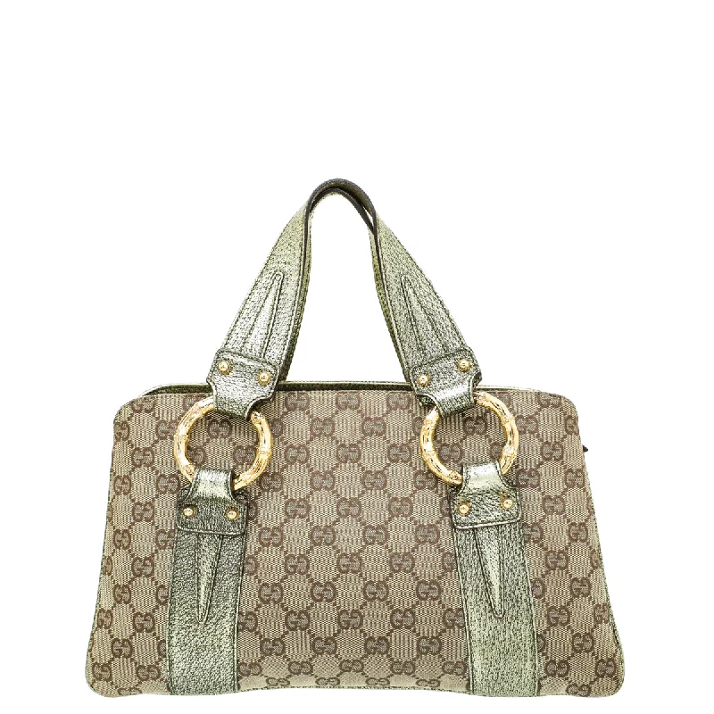 Chic And Trendy Gucci Bicolor Metal Bamboo Tote Bag Grab Your Favorite Handbags At Discounted Prices Chic And Trendy Gucci Bicolor Metal Bamboo Tote Bag Grab Your Favorite Handbags At Discounted Prices