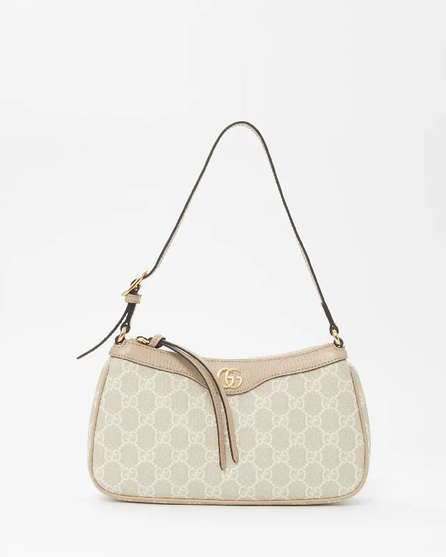 Versatile Bags That Suit Any Outfit Or Event Gucci Beige Monogram Canvas Ophidia Small Shoulder Bag Timeless Handbags, Flash Sale