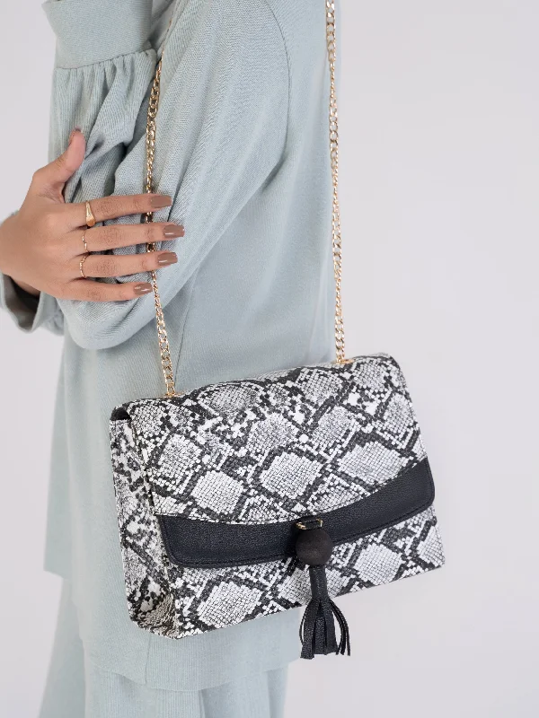 Snake Print Handbag