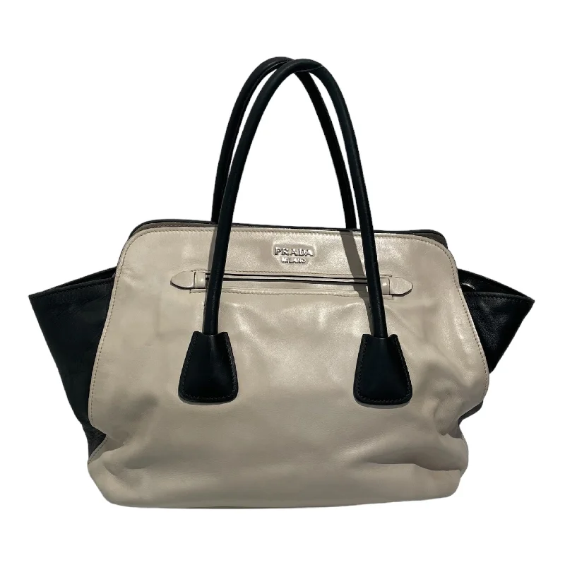 PRADA/Tote Bag[PO]/White/Leather/