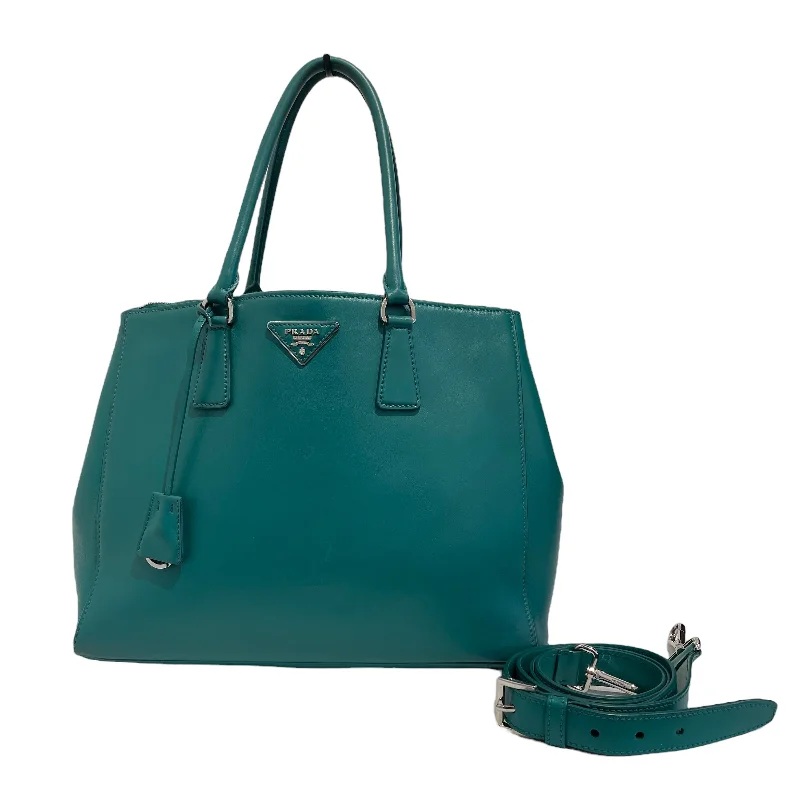 PRADA/Tote Bag[PO]/Green/Leather/