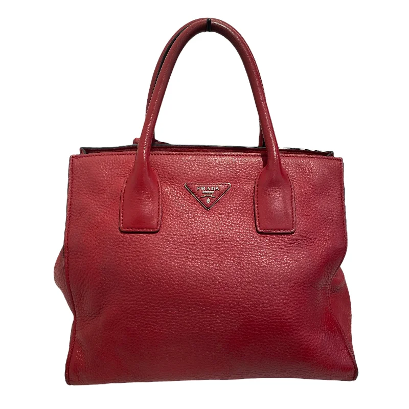 PRADA/Tote Bag[PO]/Red/Leather/