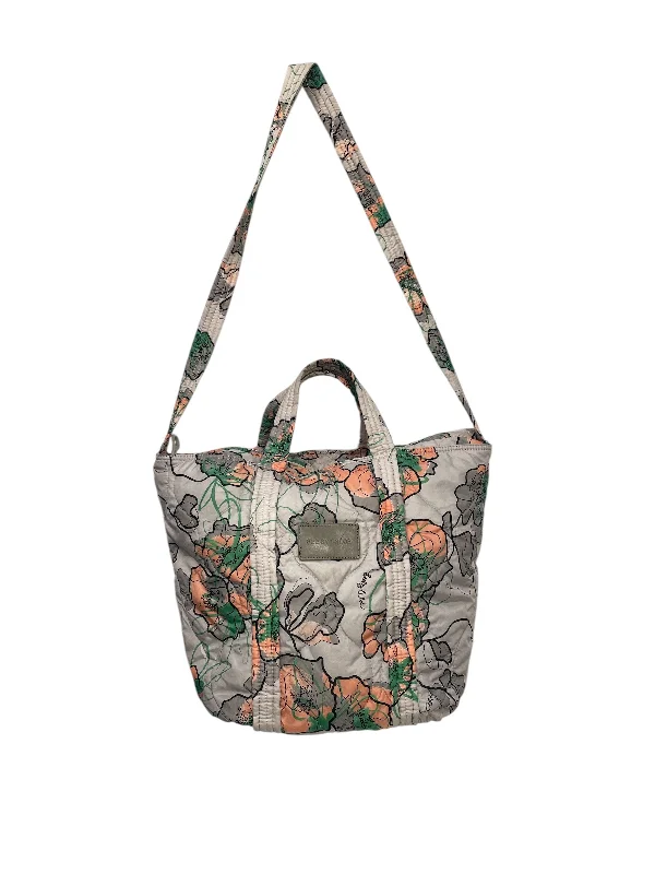 SEE BY CHLOE/Tote Bag/Floral Pattern/Polyester/GRY/BIG SHOPPER