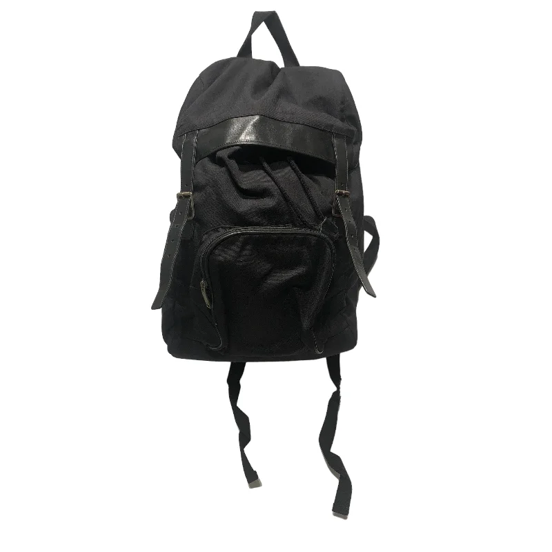 SAINT LAURENT/Backpack/Cotton/BLK/