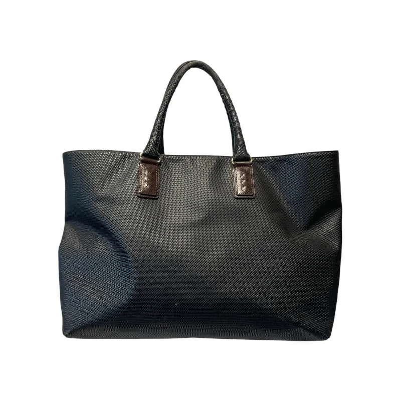 BOTTEGA VENETA/Hand Bag/Leather/BLK/MACRO POLO TOTE