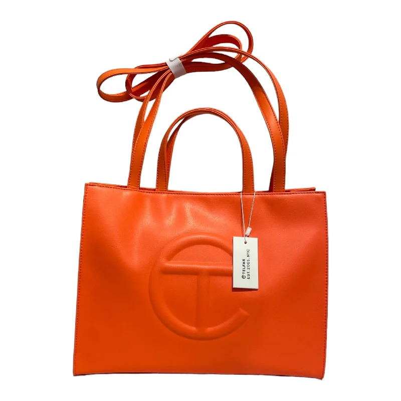 Telfar/Tote Bag/M/Leather/ORN/