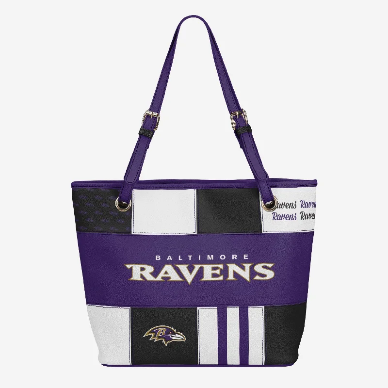 Baltimore Ravens Printed Collage Tote