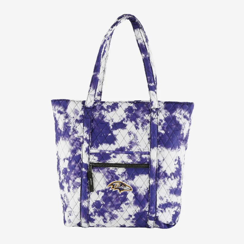 Baltimore Ravens Tie-Dye Takeaway Tote Bag