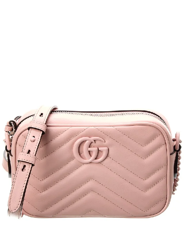 Gucci Gg Marmont Mini Matelasse Leather Crossbody