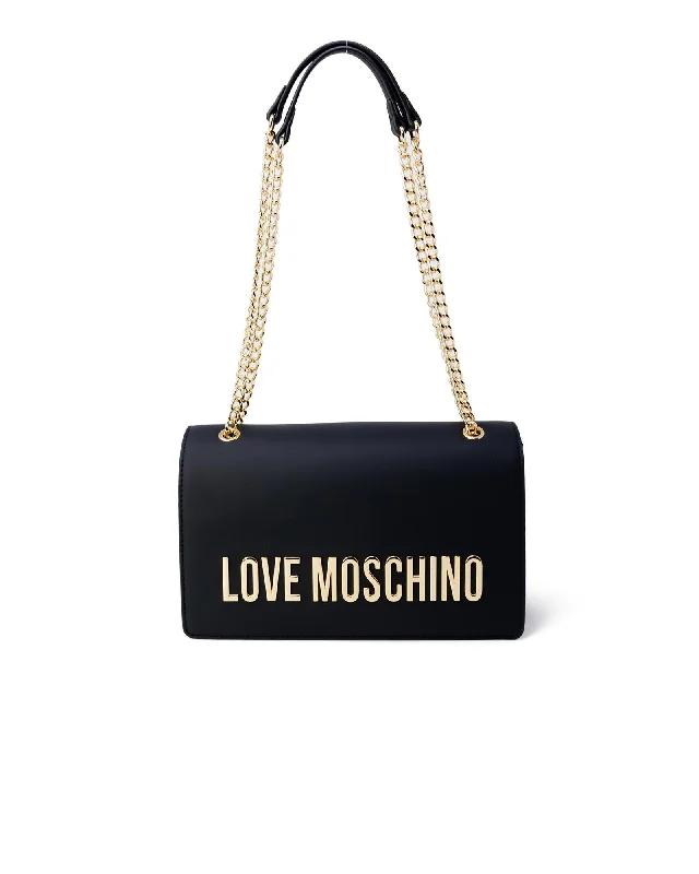 Love Moschino Printed Clip Fastening Shoulder Bag