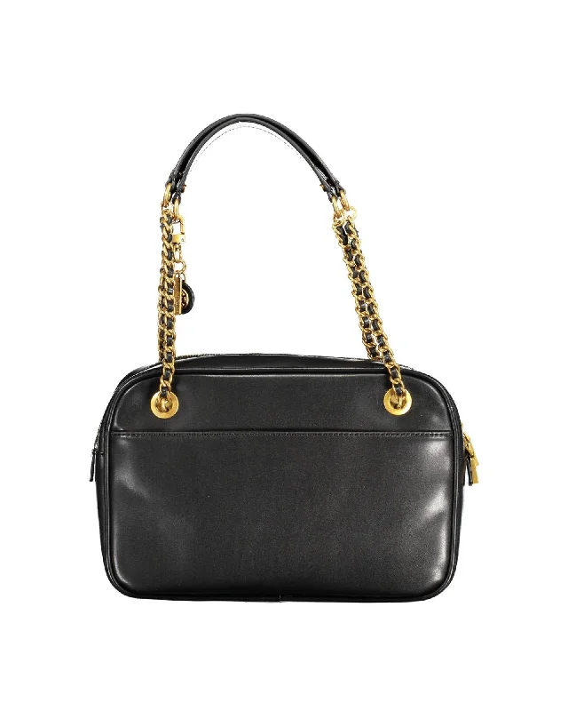 Guess Jeans Chain Shoulder Bag with Contrasting Details