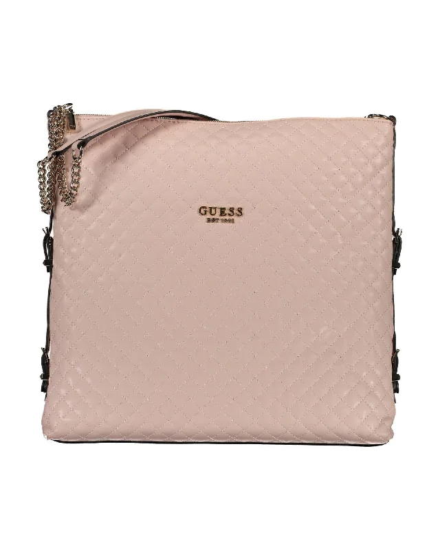 Guess Jeans Chain-Handle Shoulder Bag with External Pocket