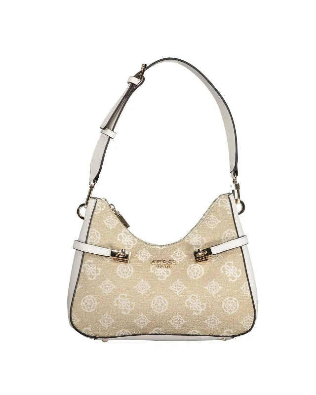 Guess Jeans Guess Marina Beige Shoulder Bag