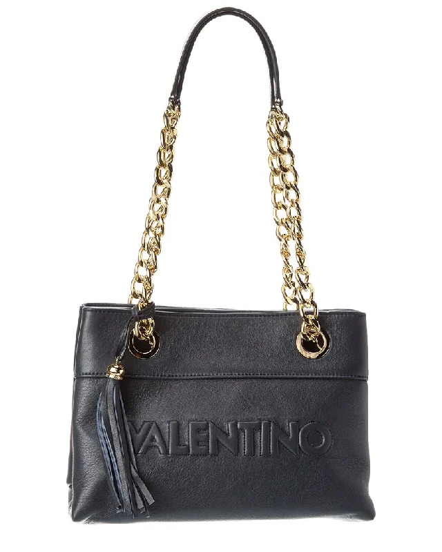 Valentino By Mario Valentino Kali Embossed Leather Shoulder Bag