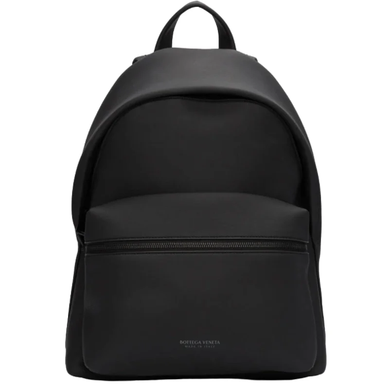 Bottega Veneta Leather Black Backpack