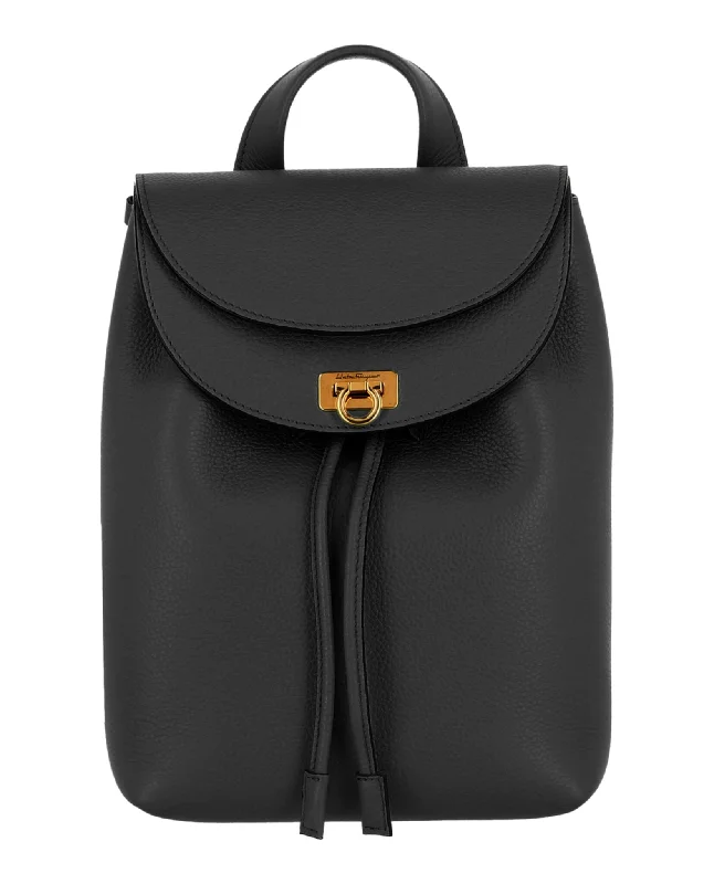 Ferragamo Womens Gancini Backpack