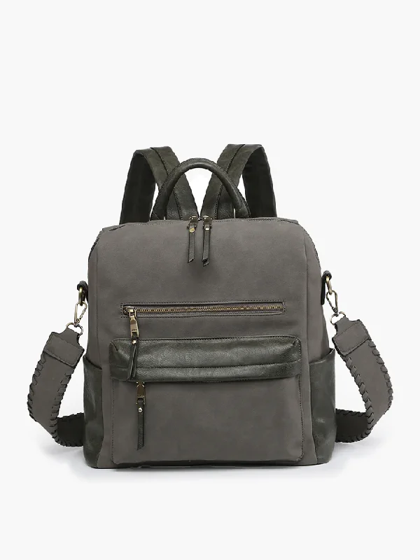 Amelia Suede Backpack