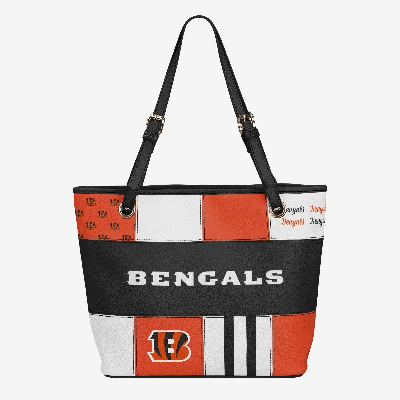 Cincinnati Bengals Printed Collage Tote