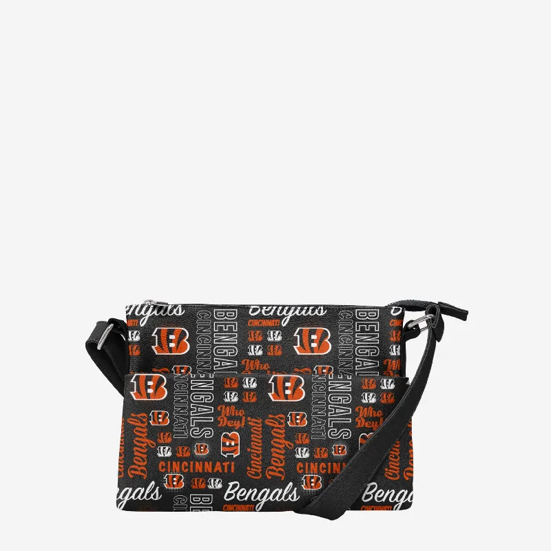 Cincinnati Bengals Spirited Style Printed Collection Foldover Tote Bag