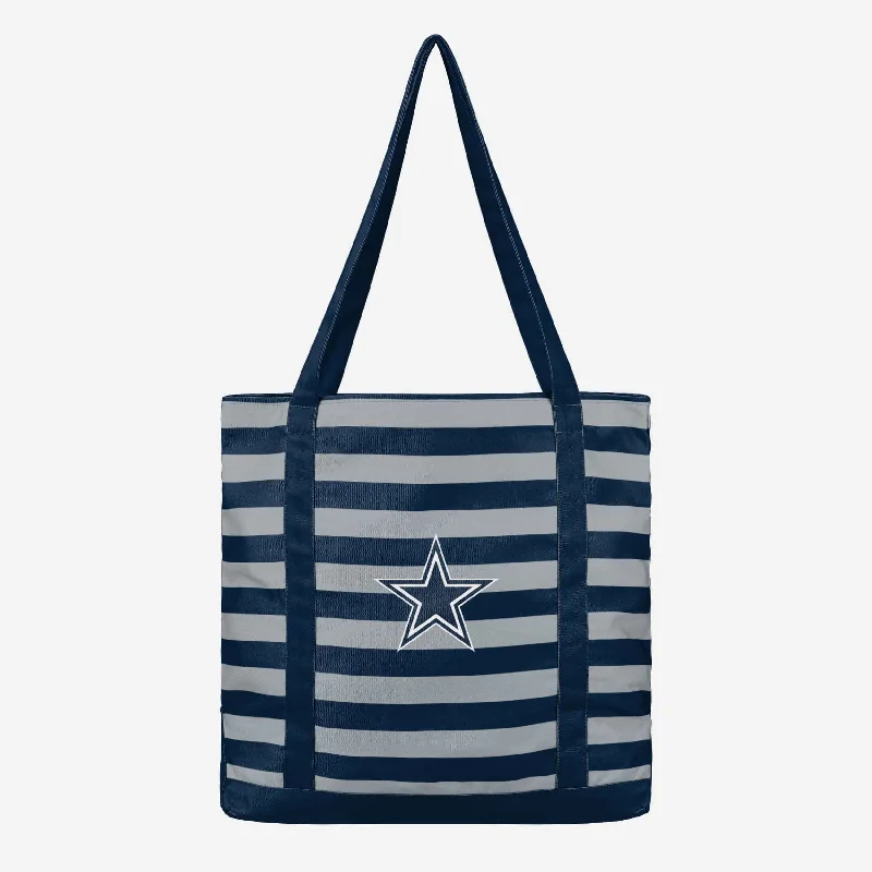 Dallas Cowboys Team Stripe Canvas Tote Bag