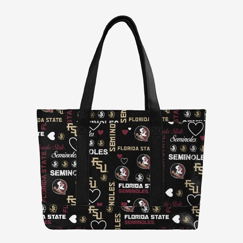 Florida State Seminoles Logo Love Tote Bag