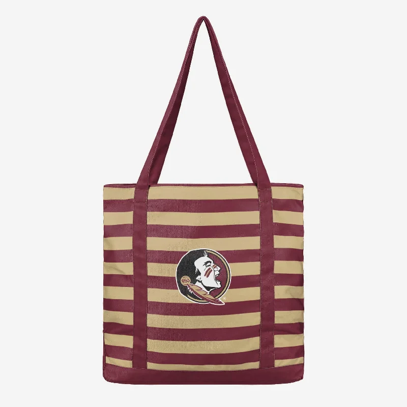 Florida State Seminoles Team Stripe Canvas Tote Bag