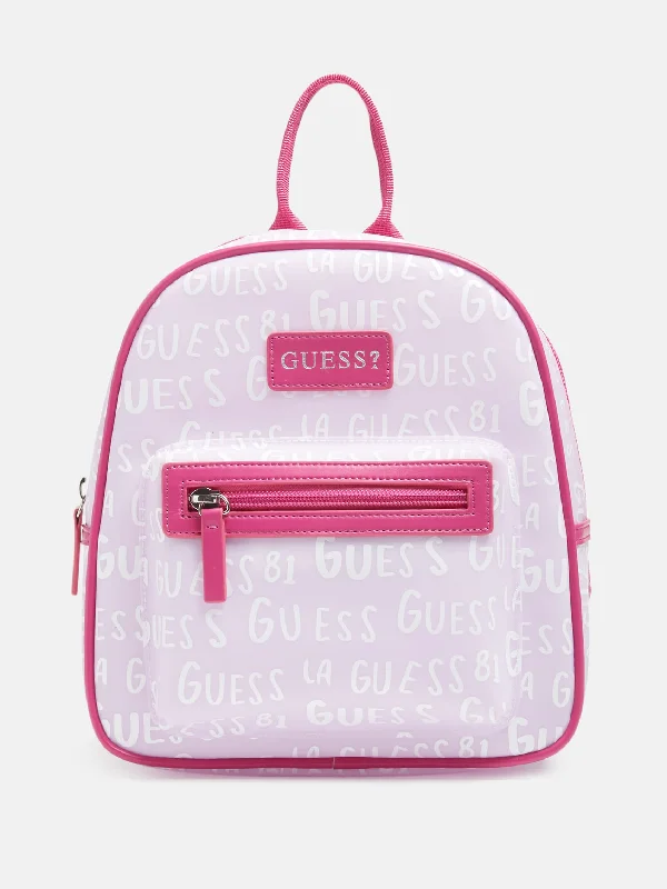 Graffiti Logo Jelly Backpack