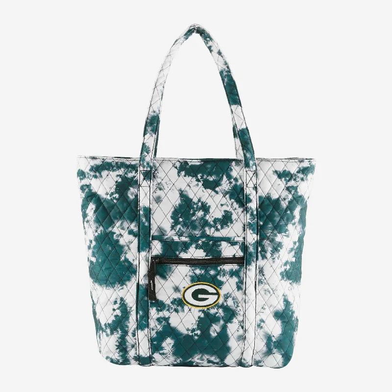 Green Bay Packers Tie-Dye Takeaway Tote Bag