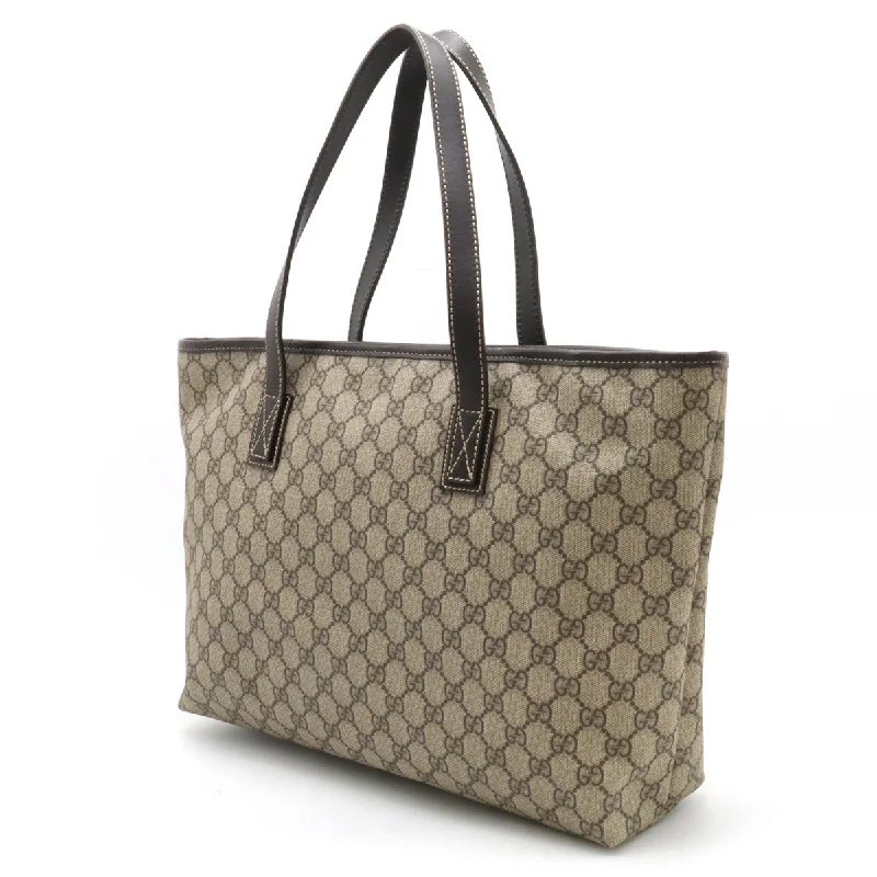 GUCCI Supreme GG Tote Bag Monogram PVC Leather Ladies