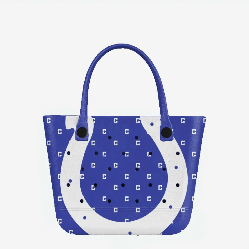 Indianapolis Colts Big Logo Mini Print Tailgate Tote Bag