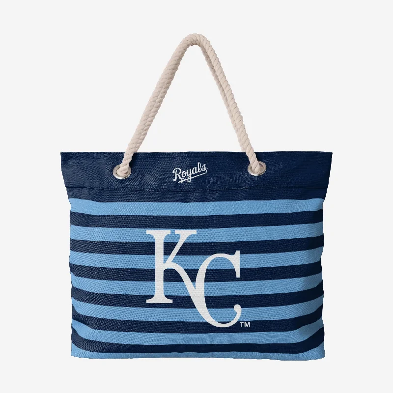 Kansas City Royals Nautical Stripe Tote Bag