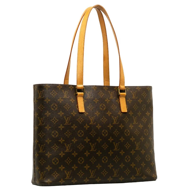 Louis Vuitton Monogram Luco Tote Bag Shoulder Bag M51155 Brown