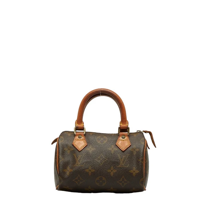 Louis Vuitton Monogram Mini Speedy Handbag Shoulder Bag 2WAY M41534