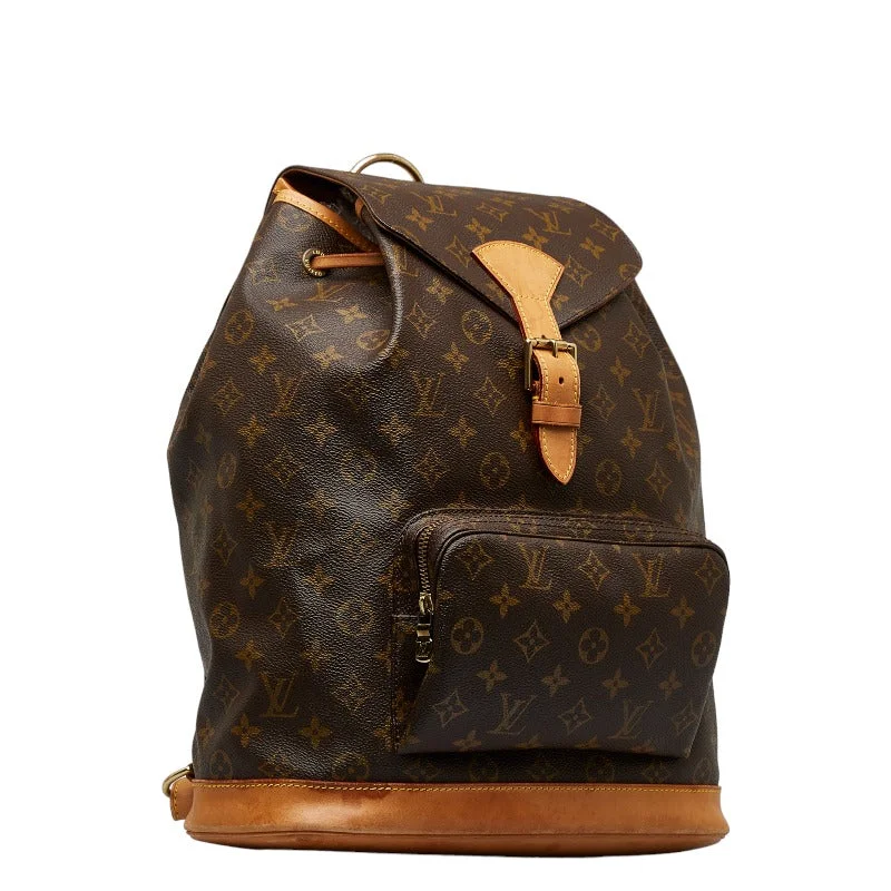 Louis Vuitton Monogram Monsouris GM Backpack M51135 Brown