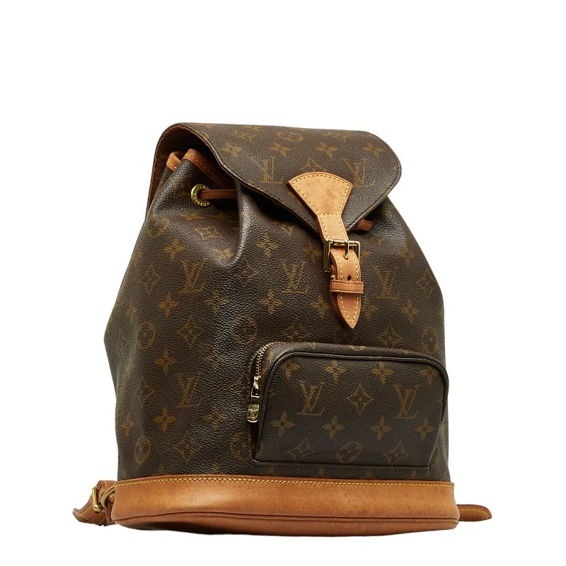 Louis Vuitton Monogram Monsouris MM Backpack M51136 Brown