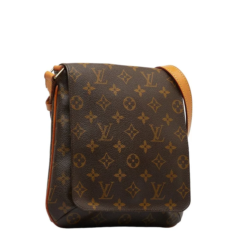 Louis Vuitton Monogram Salsa Short Shoulder Bag M51258 Brown PVC Leather  Louis Vuitton