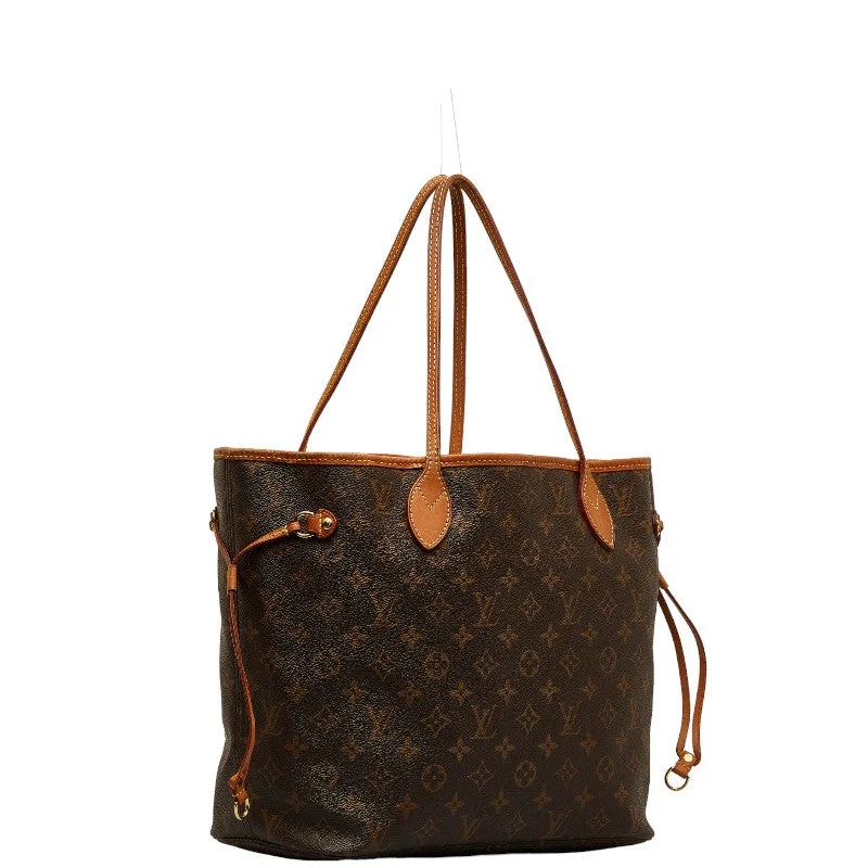 Louis Vuitton Monogram Neverfull MM Shoulder Bag Tote Bag M40156