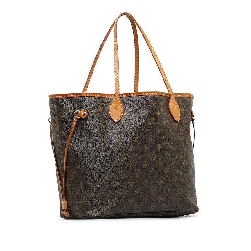 Louis Vuitton Monogram Neverfull MM Shoulder Bag Tote Bag M40156