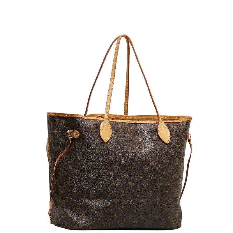 Louis Vuitton Monogram Neverfull MM Shoulder-Bag Tote Bag M40156 Brown PVC Leather  Louis Vuitton