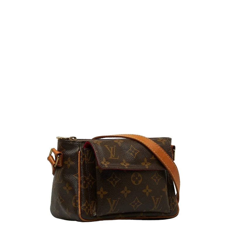 Louis Vuitton Monogram Vivacité PM Diagonal Shoulder Bag M51165 Brown