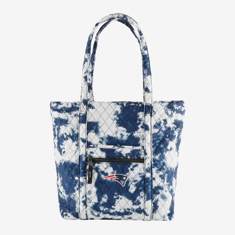 New England Patriots Tie-Dye Takeaway Tote Bag