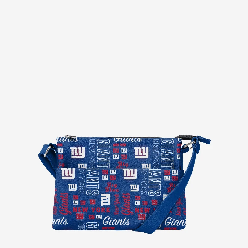 New York Giants Spirited Style Printed Collection Foldover Tote Bag